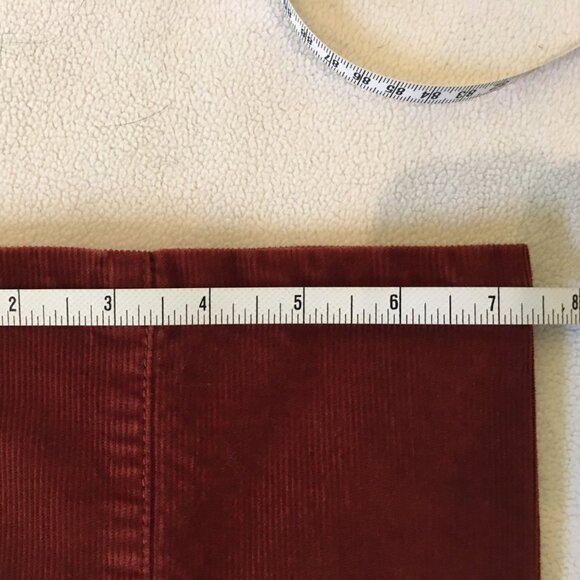 JCrew Matchstick Russet Brown Cords 28R EUC - Picture 7 of 9